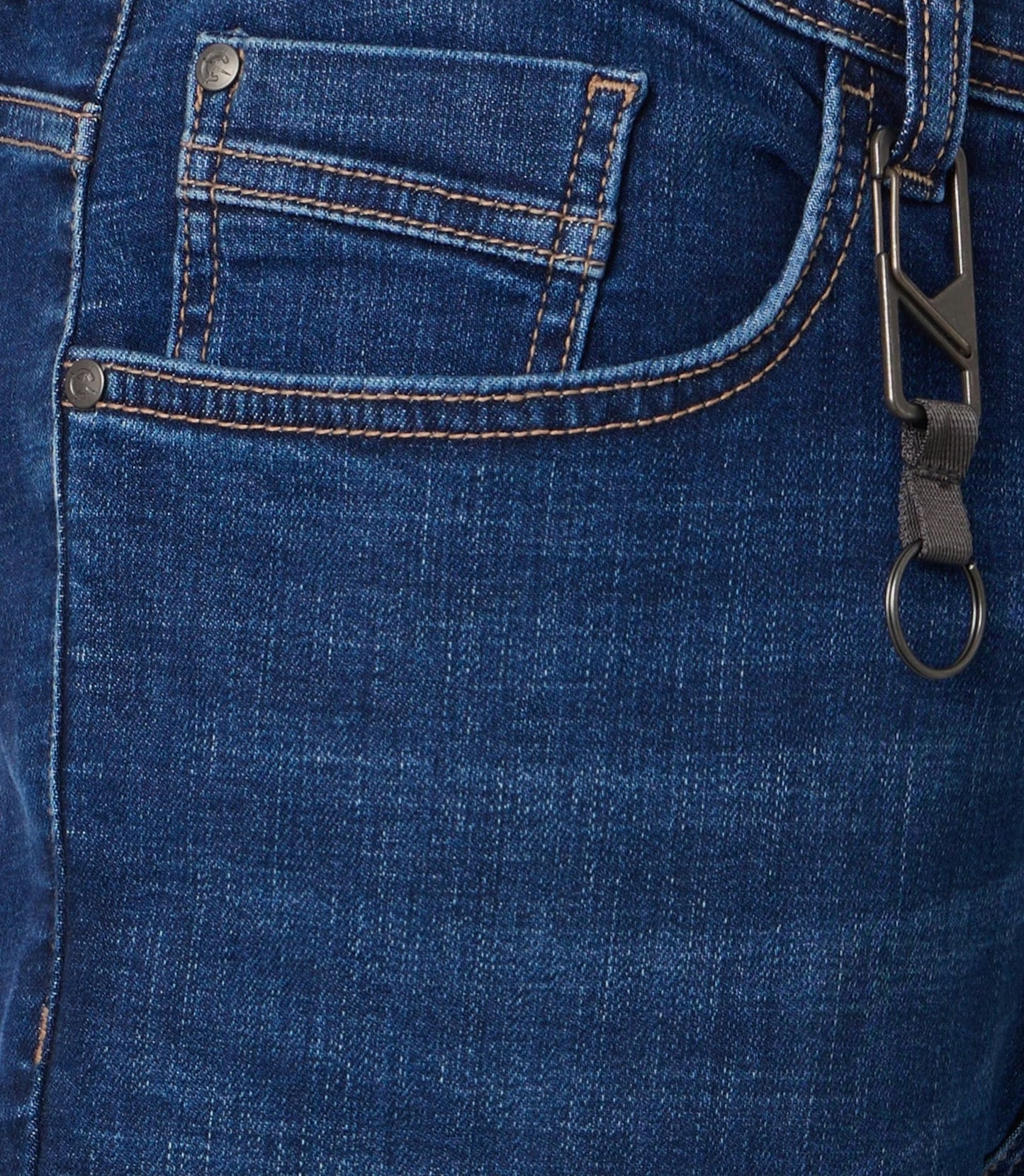 Casa Moda Steve High Flex Straight Leg Jean - Blue