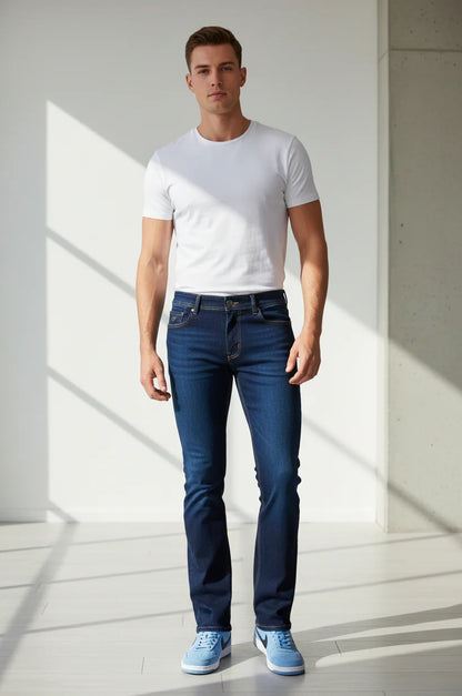 Rivet & Denim Forge Straight Leg Jean - Stone Wash