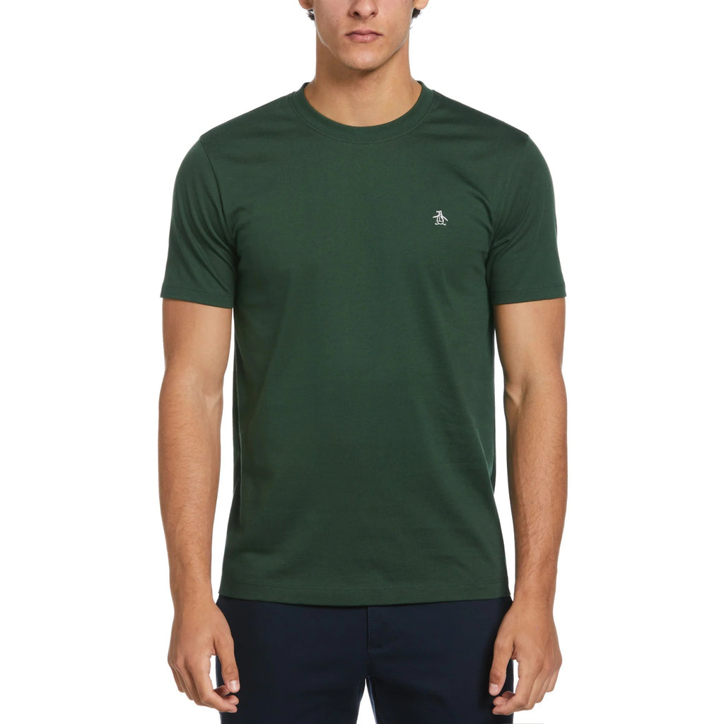 Original Penguin Pin Point Embroidered Pete T-Shirt - Sycamore