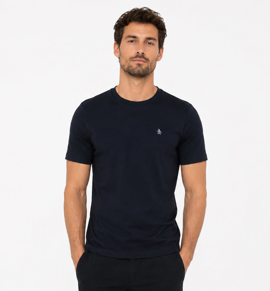 Original Penguin Embroidered Logo T-Shirt - Dark Sapphire