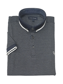 Tom Penn Short Sleeve Polo Shirt TPP-955 - Navy