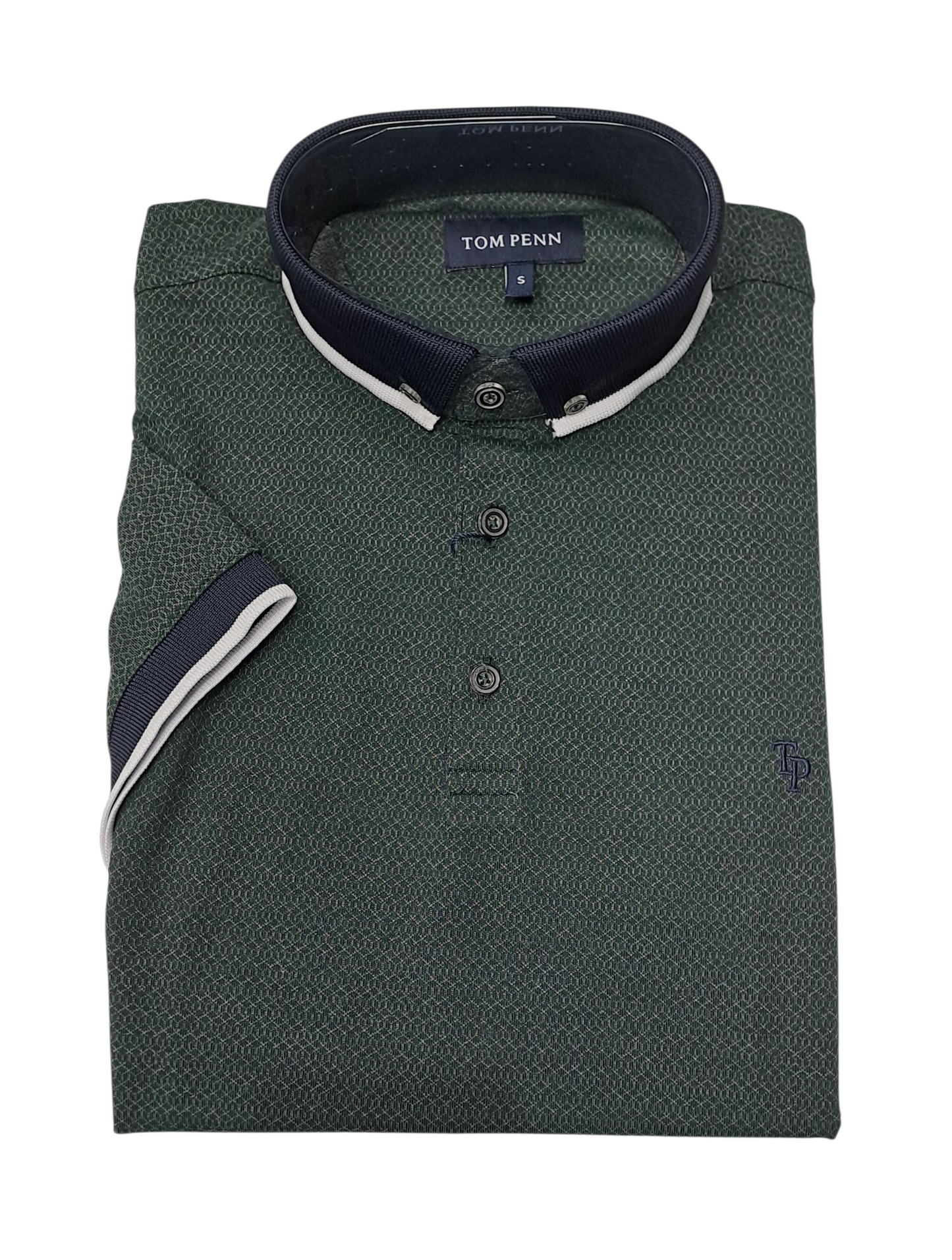 Tom Penn Short Sleeve Polo Shirt TPP-967 - Green