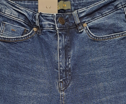 White Label Trent Tpaered Fit Stretch Jean - Mid Blue