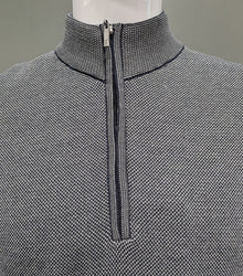 White Label Taylor Half Zip Sweater - Grey