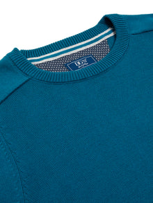 Daniel Grahame Crew Neck Sweater 26 - Teal