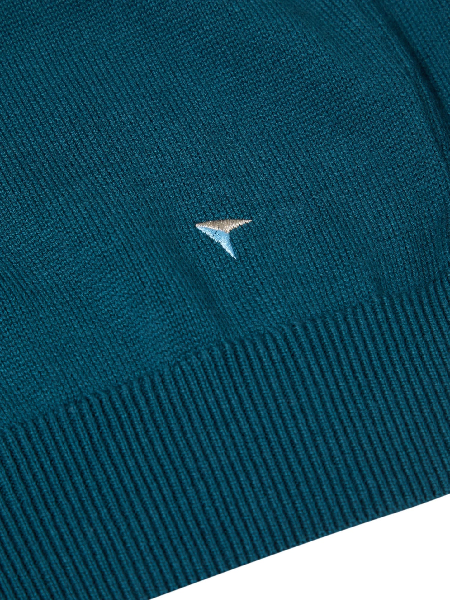 Daniel Grahame Half Zip Long Sleeve Sweatshirt - Dark Teal