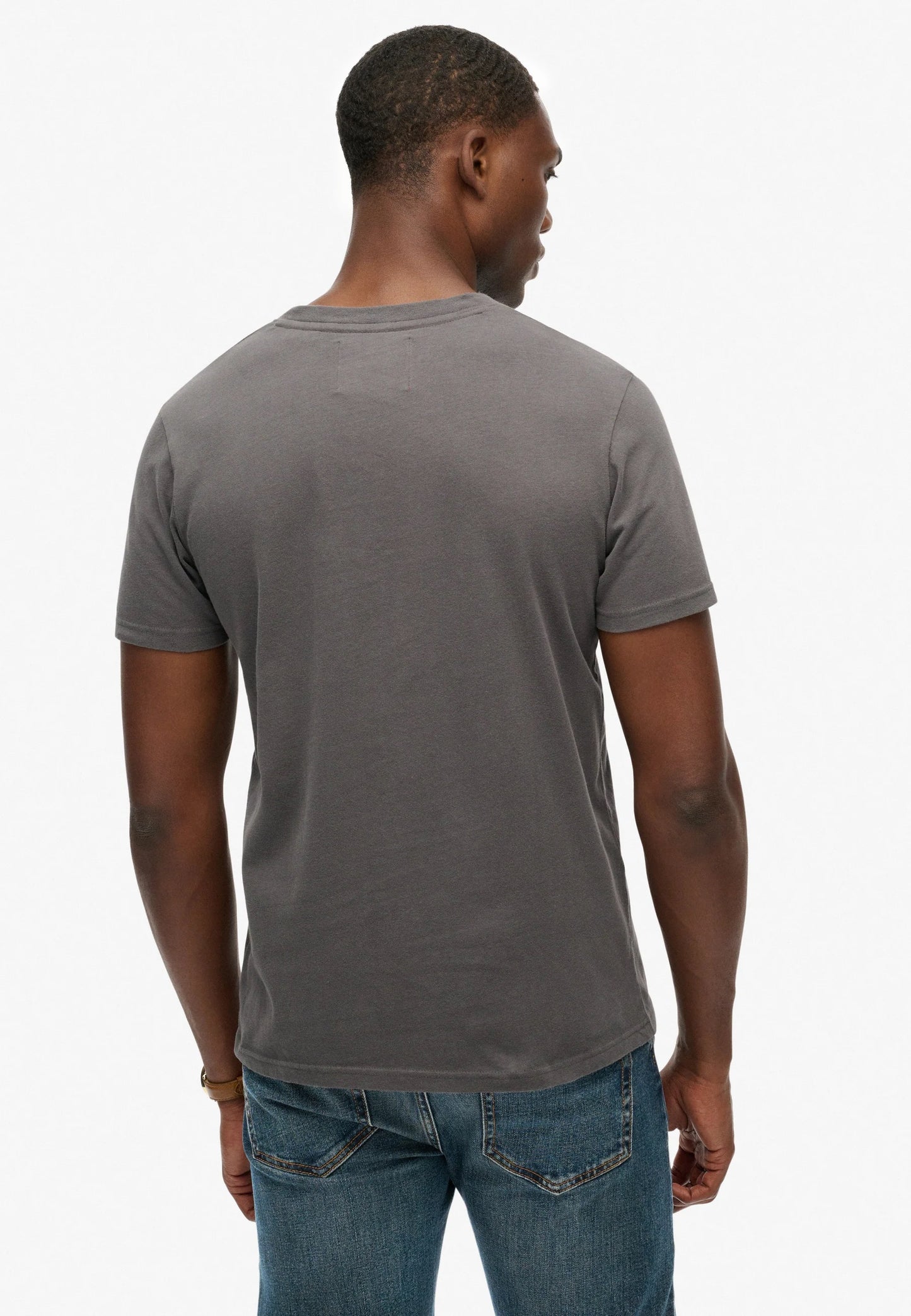 navy superdry tee