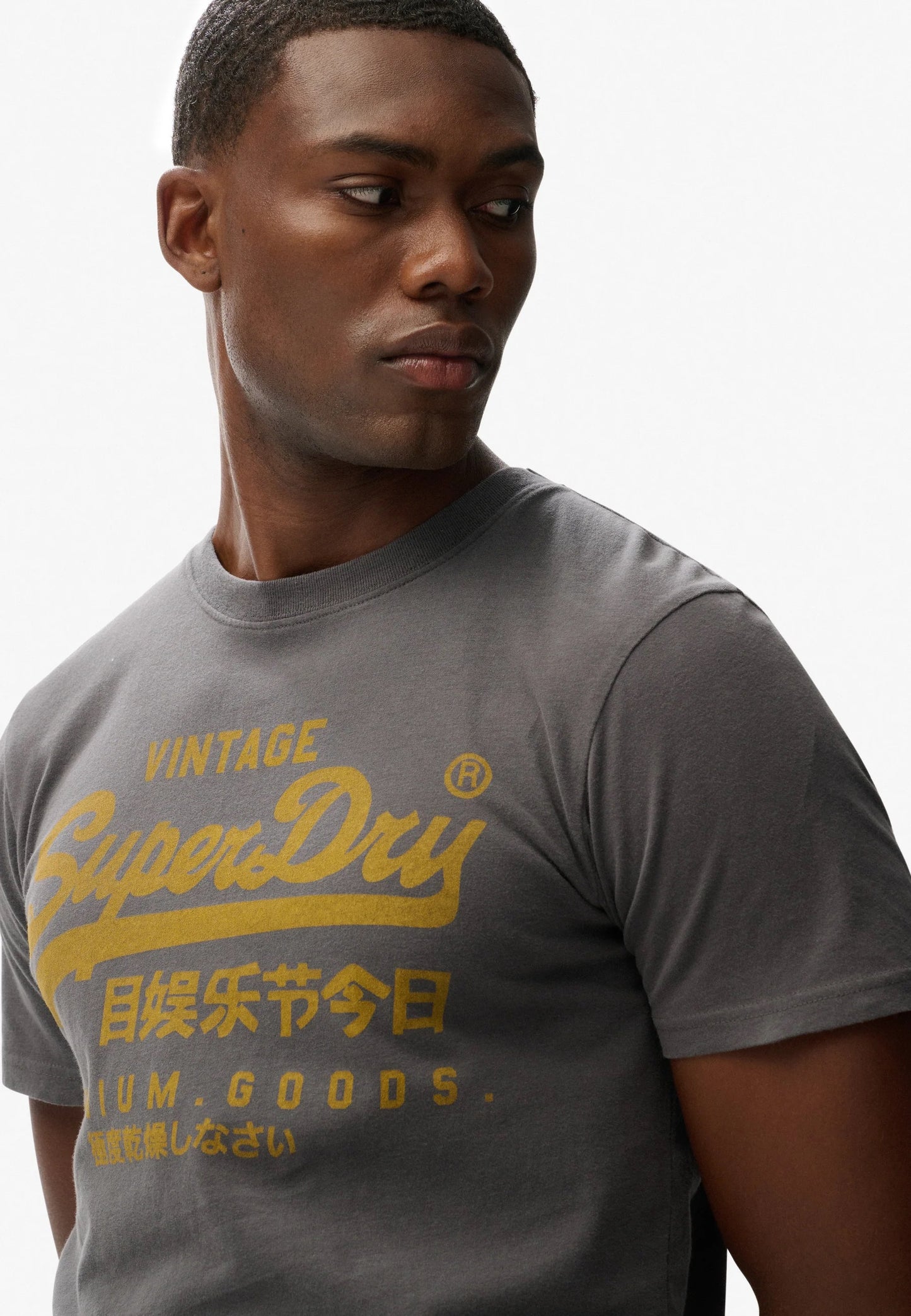 navy superdry tee