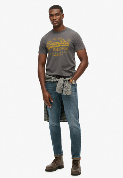 navy superdry tee