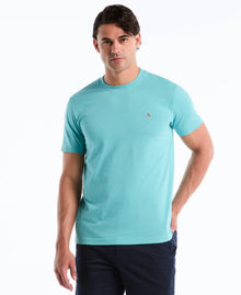 Original Penguin Sticker Pete Logo T-Shirt - Cool Blue