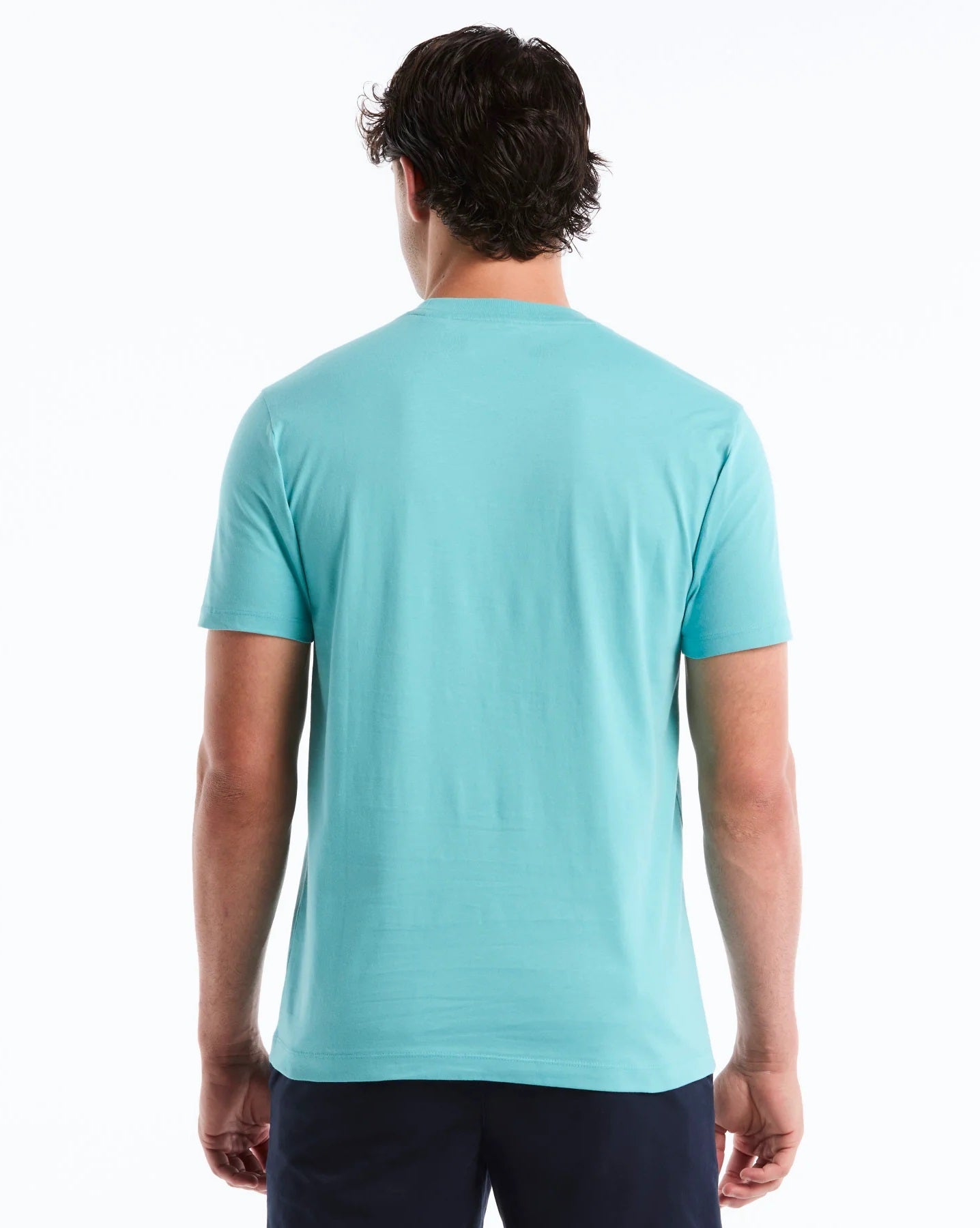 Original Penguin Sticker Pete Logo T-Shirt - Cool Blue