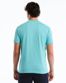 Original Penguin Sticker Pete Logo T-Shirt - Cool Blue