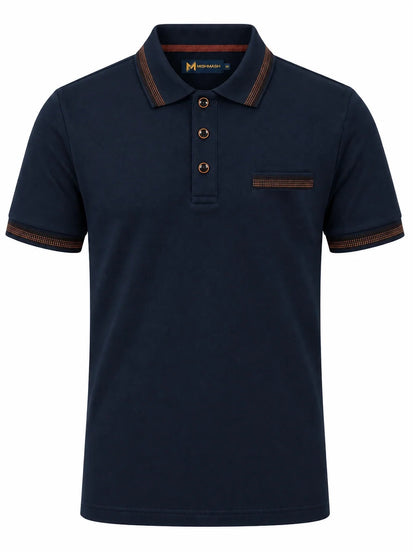Mish Mash Tempest Polo Shirt - Navy