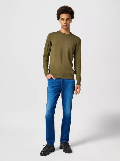Wrangler Texas Authentic Slim Stretch Jeans - Blue Jam