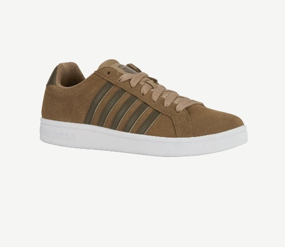 K-Swiss Court Tie Break Trainer SDE - Toasted Coconut/Chocolate Brown