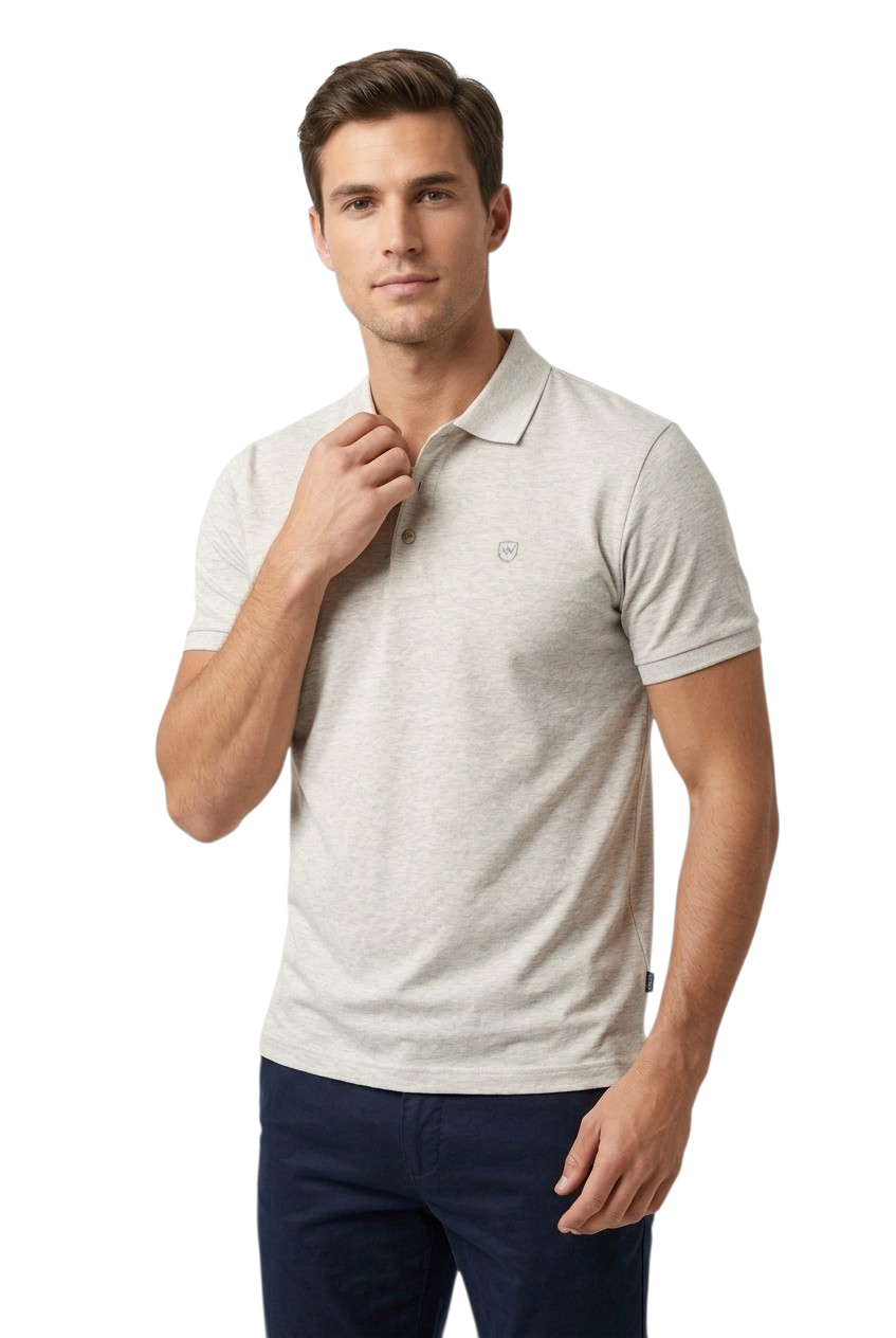 XV KINGS Tiger Shark Polo Shirt - Ecru