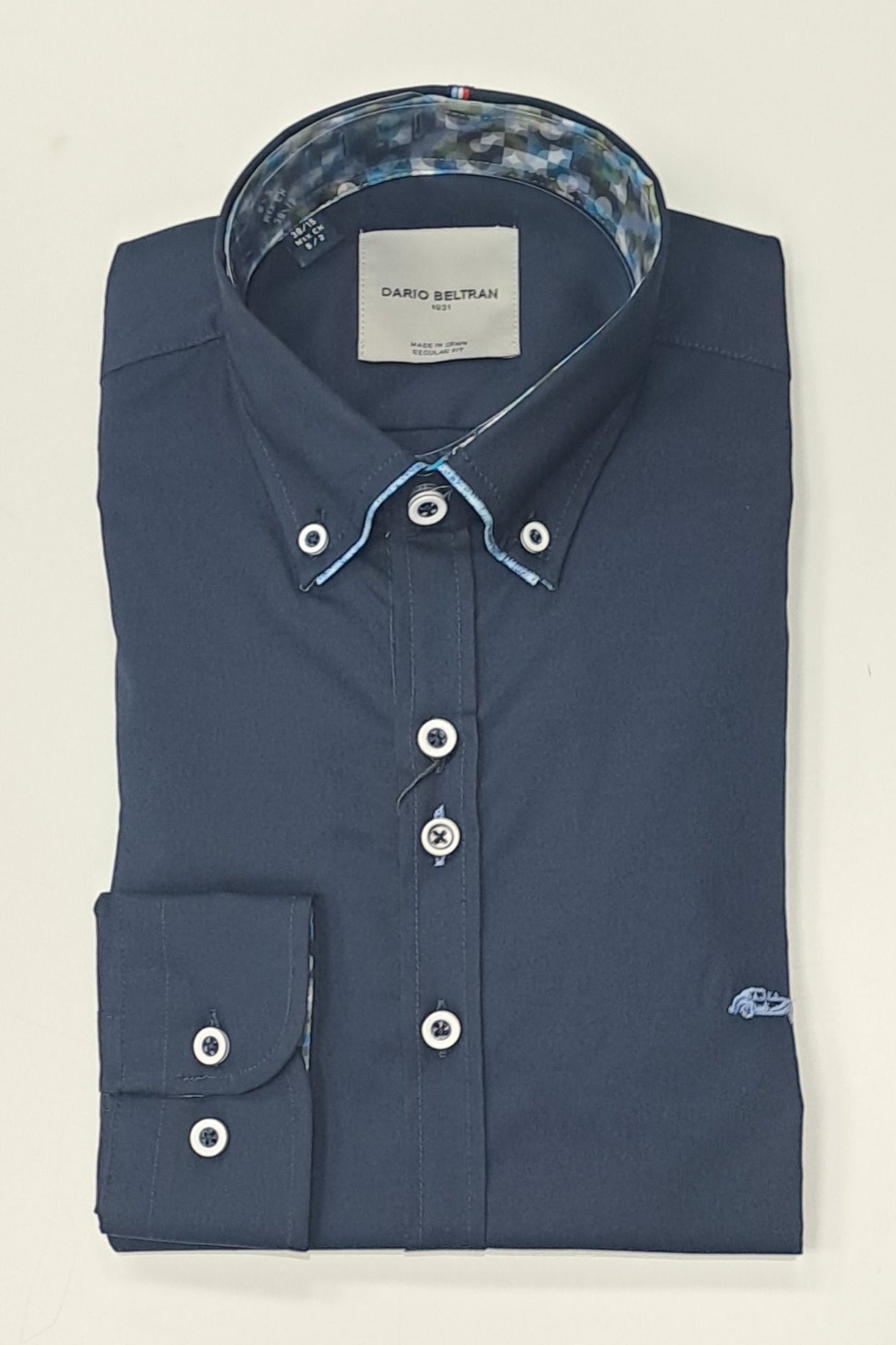 Dario Beltran Tobia Regular Fit Long Sleeve Shirt 2273 - Navy