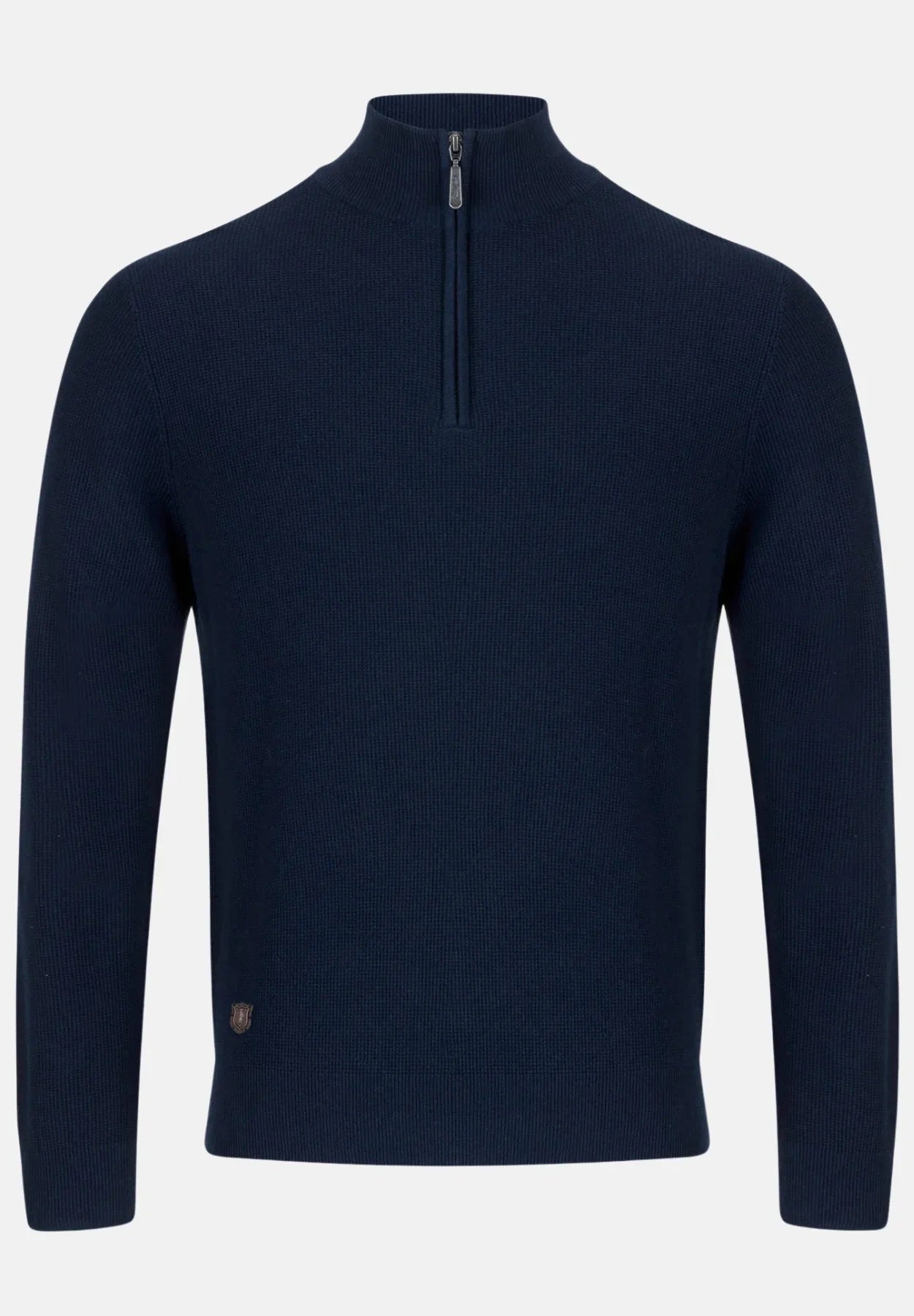 6th Sense Tommy Half Zip Sweater - Indigo