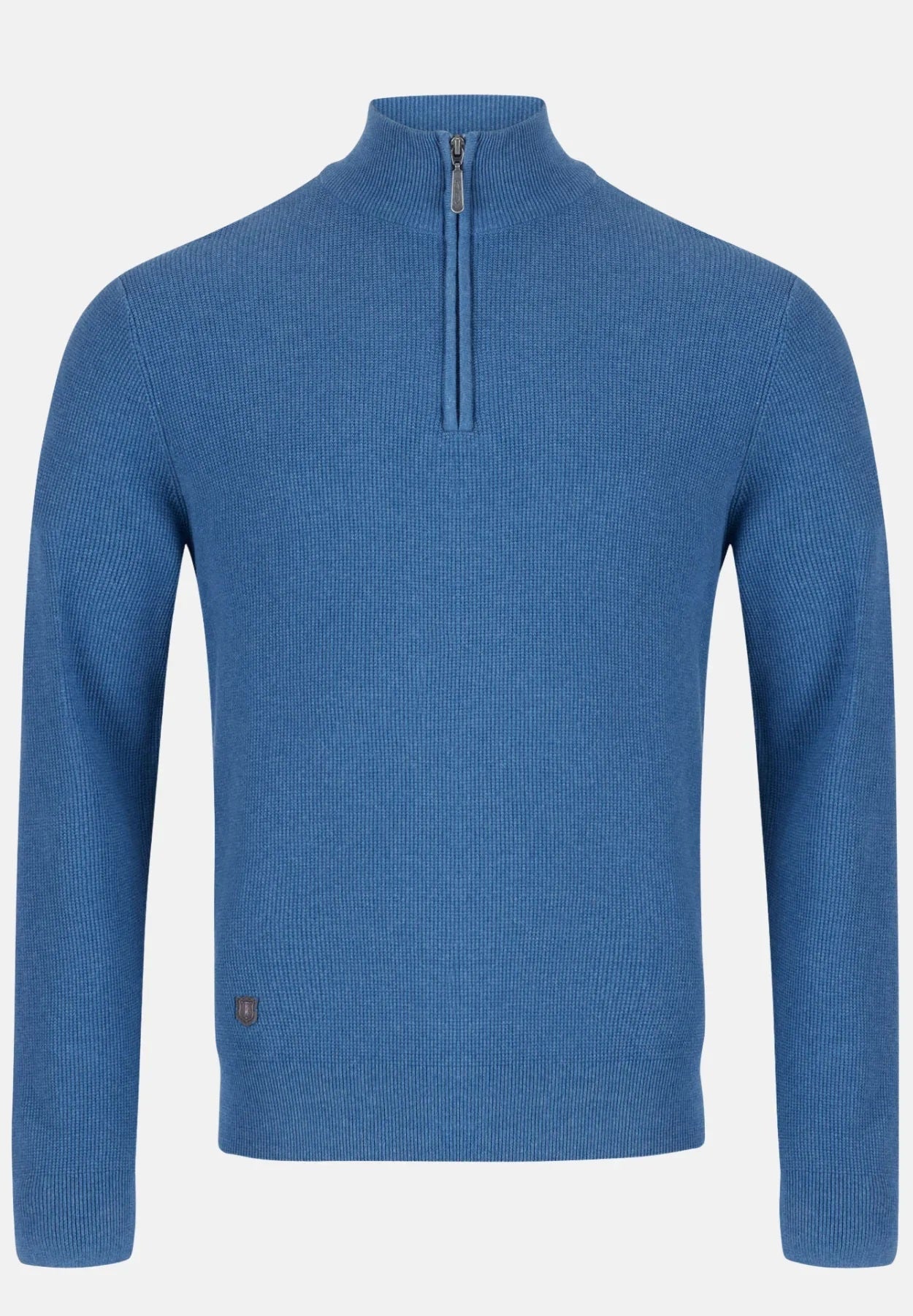 6th Sense Tommy Half Zip Sweater - True Blue