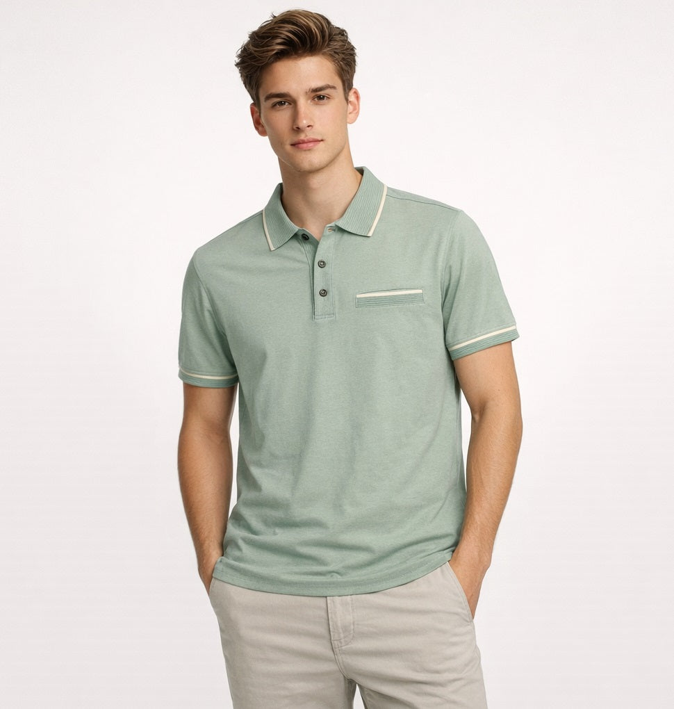 Mish Mash Tonto Regular Fit Polo Shirt - Desert Sage