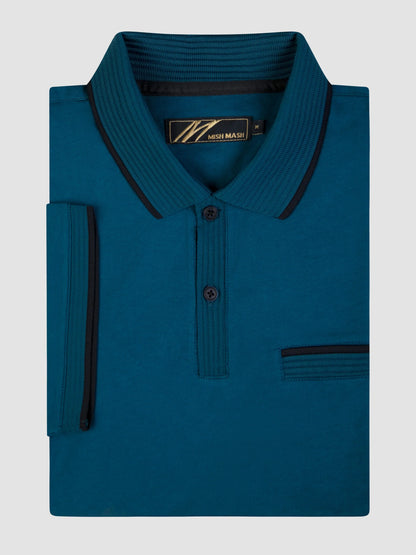 Mish Mash Tonto Regular Fit Polo Shirt - Teal