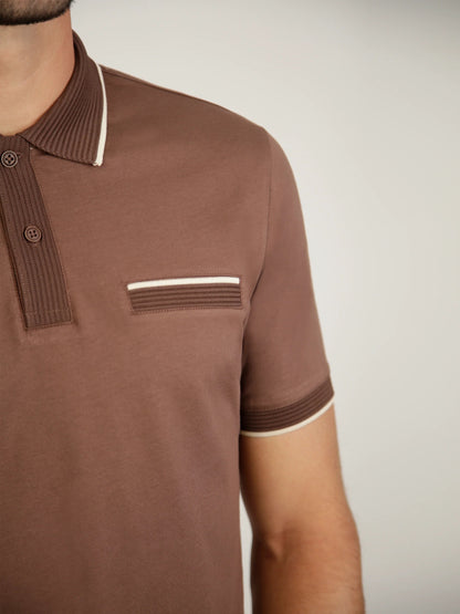 Mish Mash Tonto Regular Fit Polo Shirt - Mocha