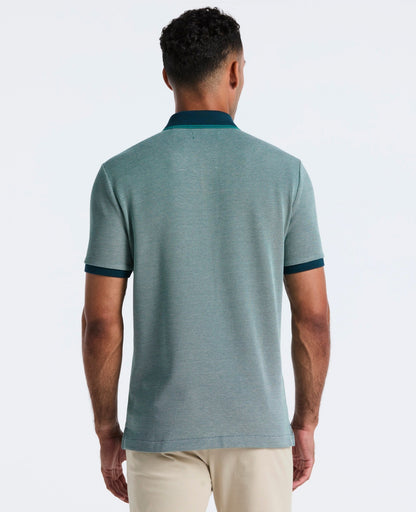 Original Penguin Tricolour Pique Polo Shirt - Reflecting Pond