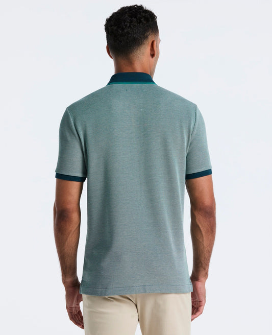 Original Penguin Tricolour Pique Polo Shirt - Reflecting Pond