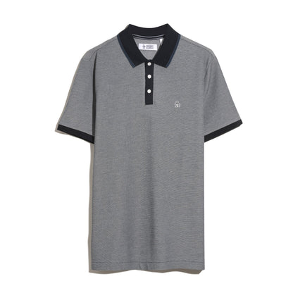 Original Penguin Tricolour Pique Polo Shirt - Dark Sapphire