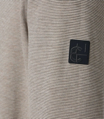 Casa Moda Half Zip Troyer Sweatshirt 668 - Beige