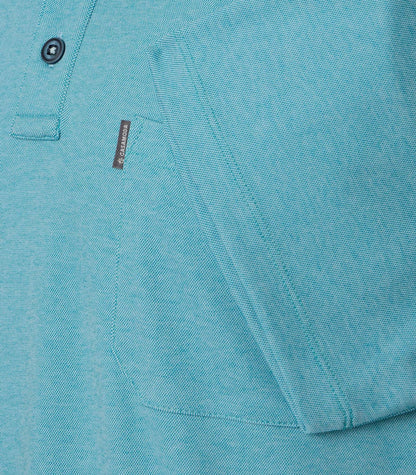 Casa Moda Short Sleeve Polo Shirt 397 - Turquoise