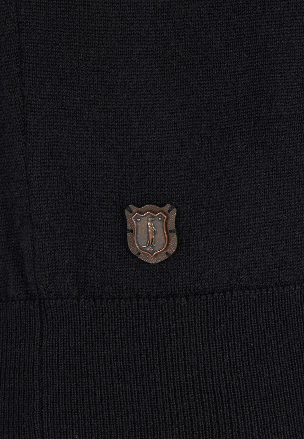 6th Sense Roll Neck Sweater - Black