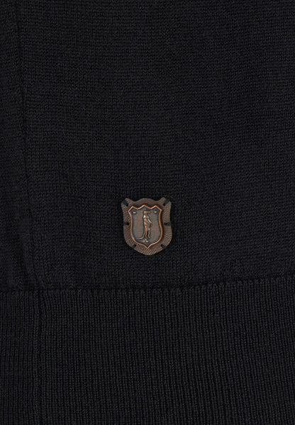 6th Sense Roll Neck Sweater - Black