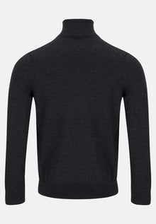 6th Sense Roll Neck Sweater - Anthracite