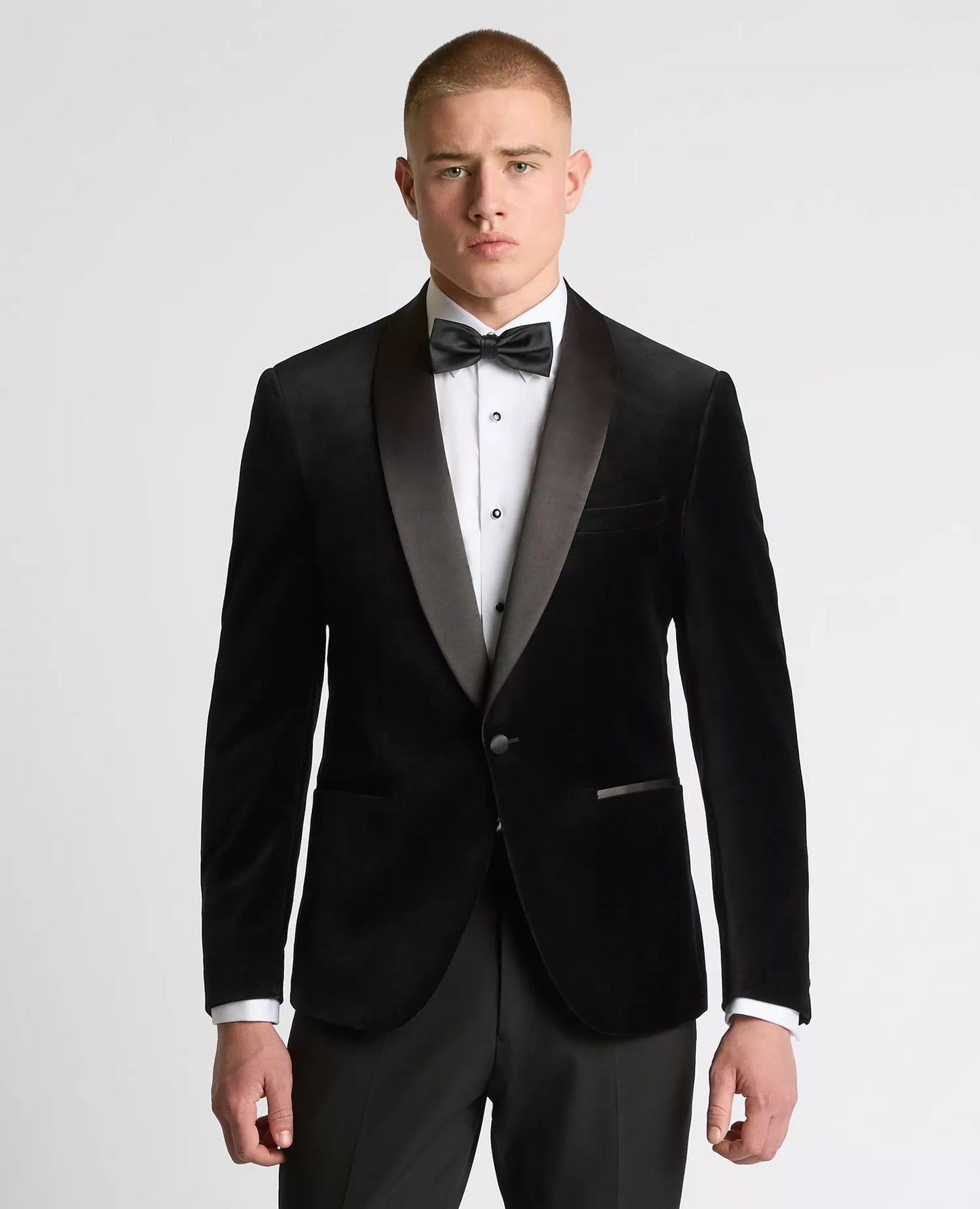 Remus Uomo Romeo Slim Fit Tuxedo Jacket - Black