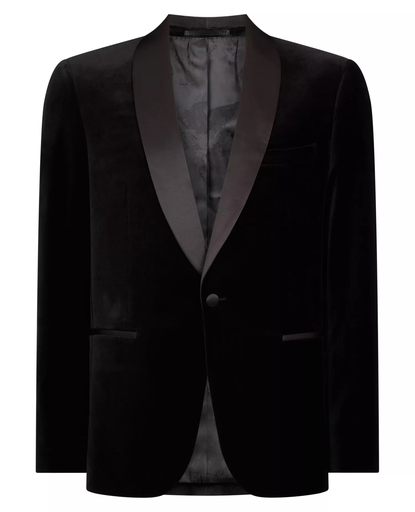 Remus Uomo Romeo Slim Fit Tuxedo Jacket - Black