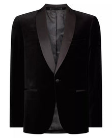 Remus Uomo Romeo Slim Fit Tuxedo Jacket - Black