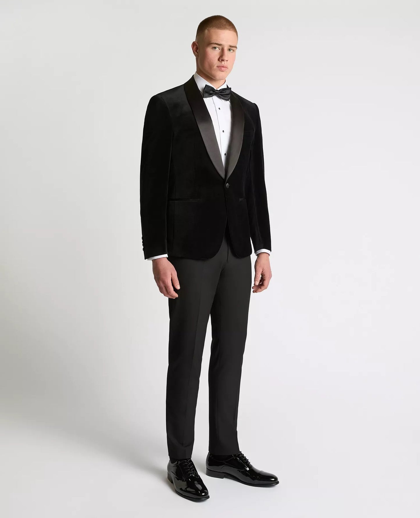 Remus Uomo Romeo Slim Fit Tuxedo Jacket - Black
