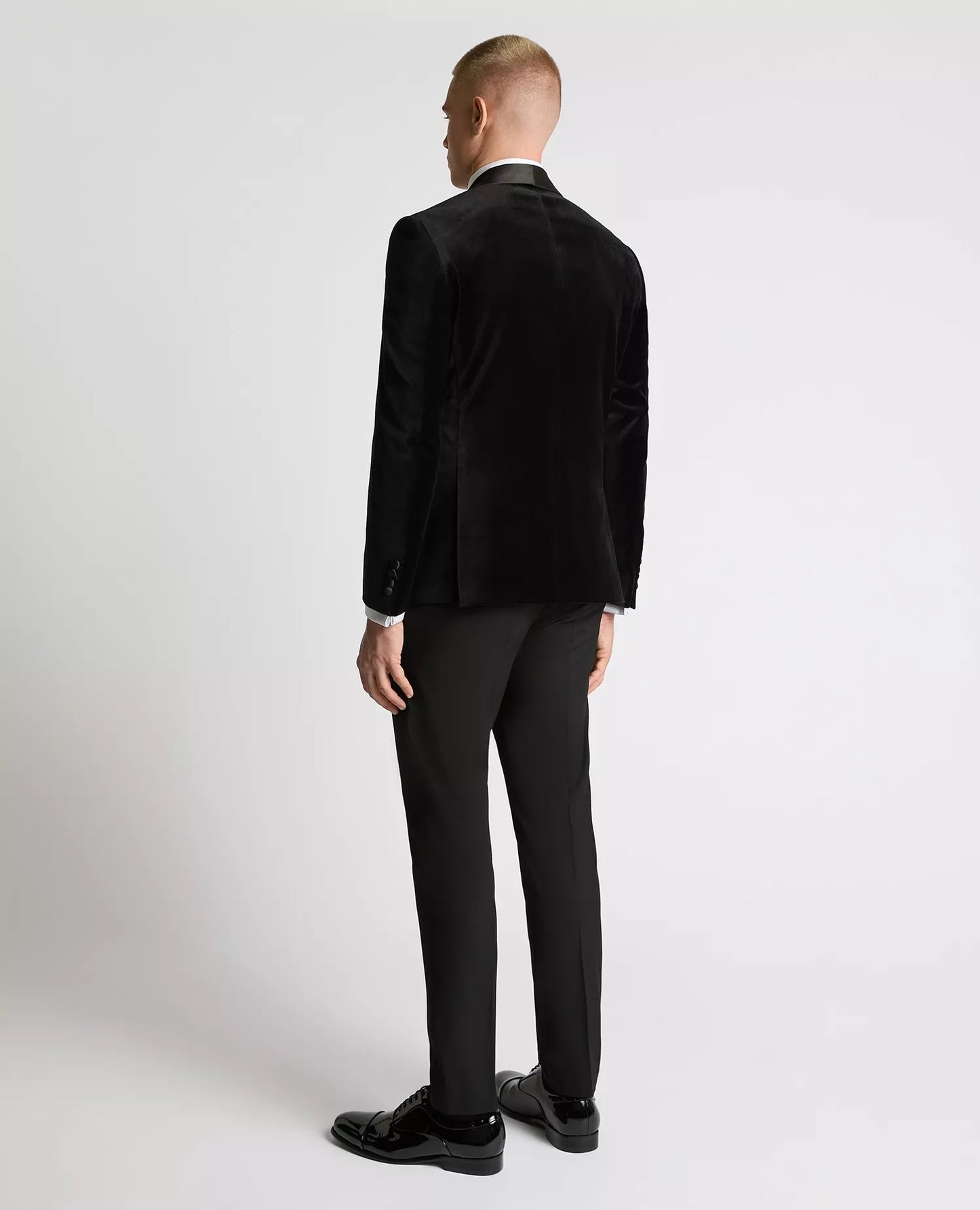 Remus Uomo Romeo Slim Fit Tuxedo Jacket - Black