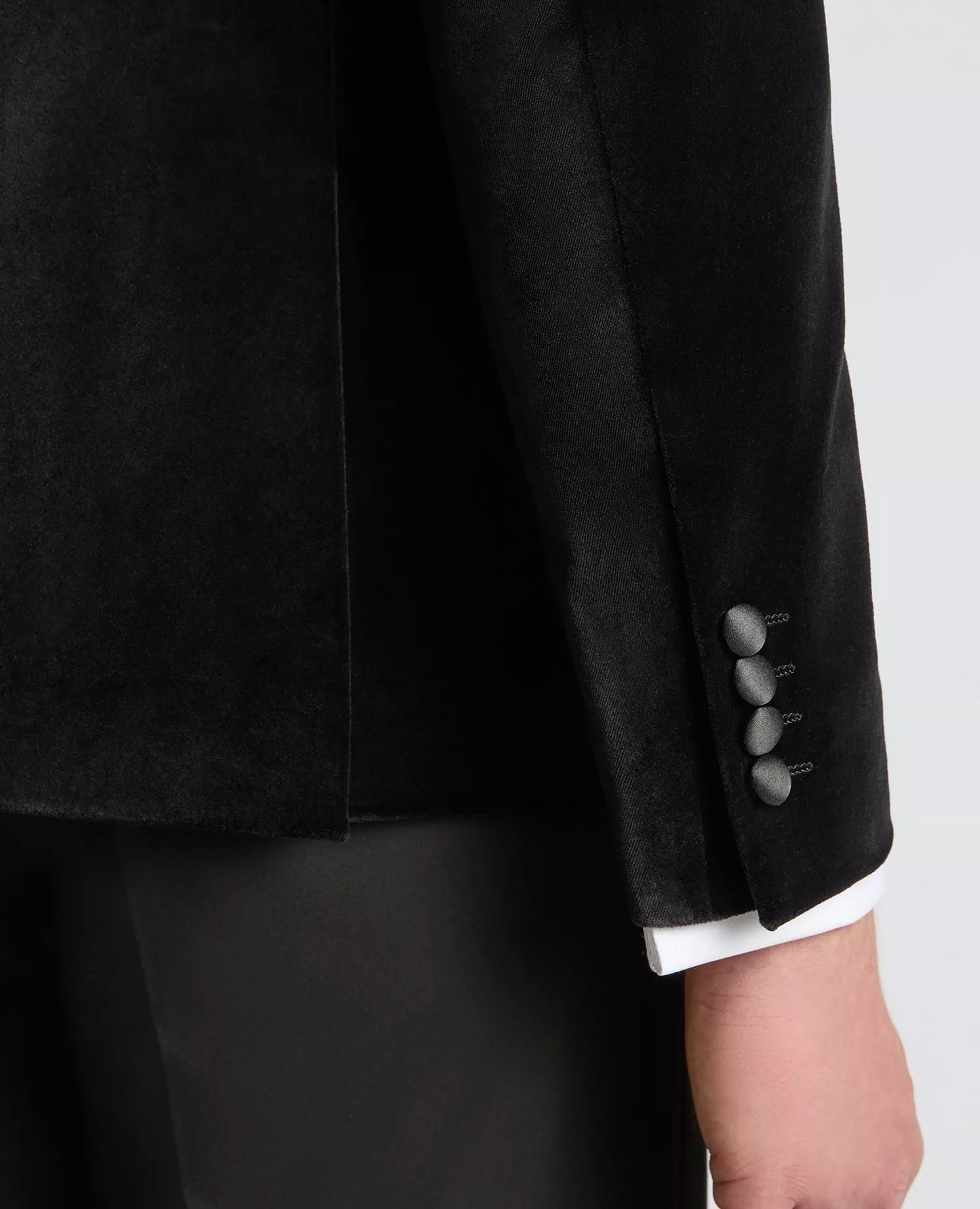 Remus Uomo Romeo Slim Fit Tuxedo Jacket - Black