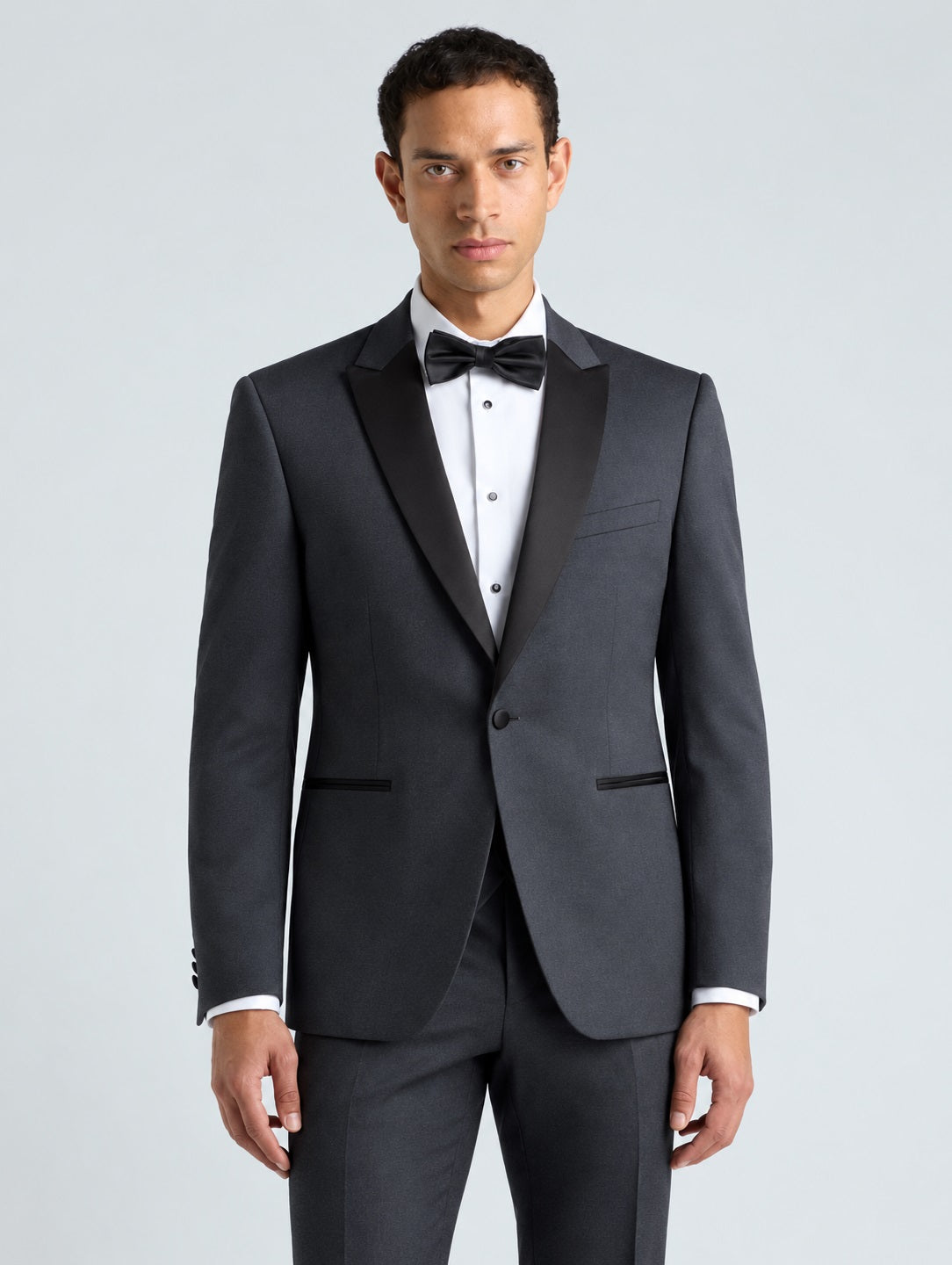 Remus Uomo Passo J 2 Piece Tapered Fit Tuxedo - Dark Grey