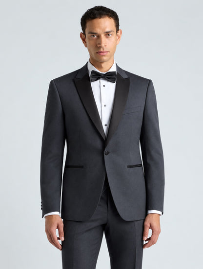 Remus Uomo Passo J 2 Piece Tapered Fit Tuxedo - Dark Grey