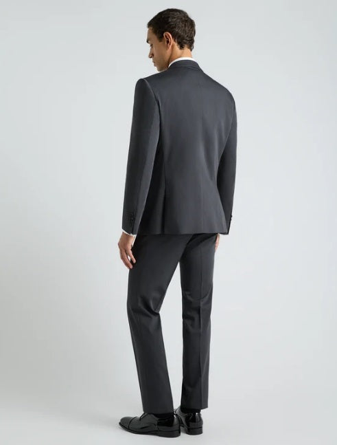 Remus Uomo Passo J 2 Piece Tapered Fit Tuxedo - Dark Grey