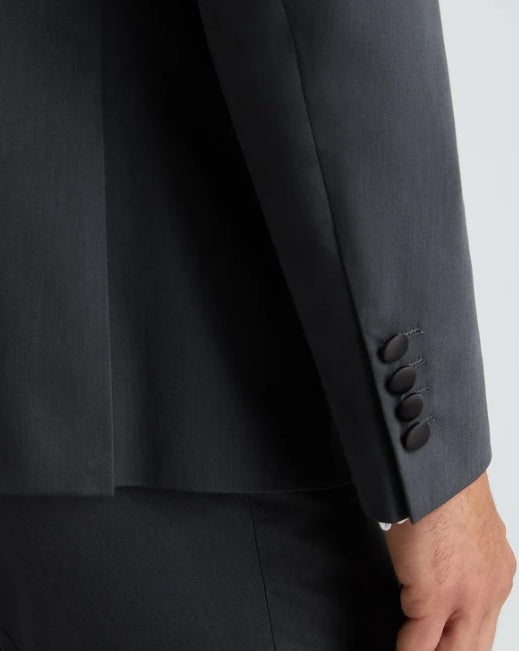 Remus Uomo Passo J 2 Piece Tapered Fit Tuxedo - Dark Grey