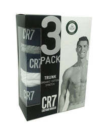 Cristiano Ronaldo CR7 3 Pack Boxer Shorts - Black/Grey/White