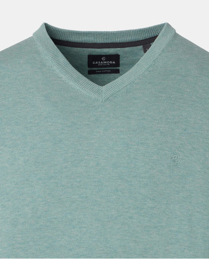 Casa Moda V-Neck Sweater 333 - Green