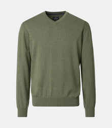 Casa Moda V-Neck Sweater 336 - Apple Green