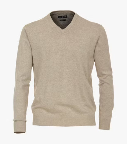 Casa Moda V-Neck Sweater 657 - Beige