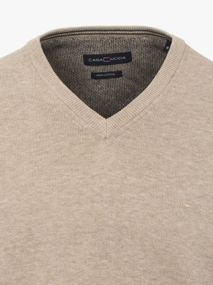 Casa Moda V-Neck Sweater 657 - Beige