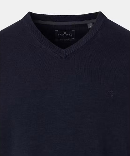 Casa Moda V-Neck Sweater - Navy
